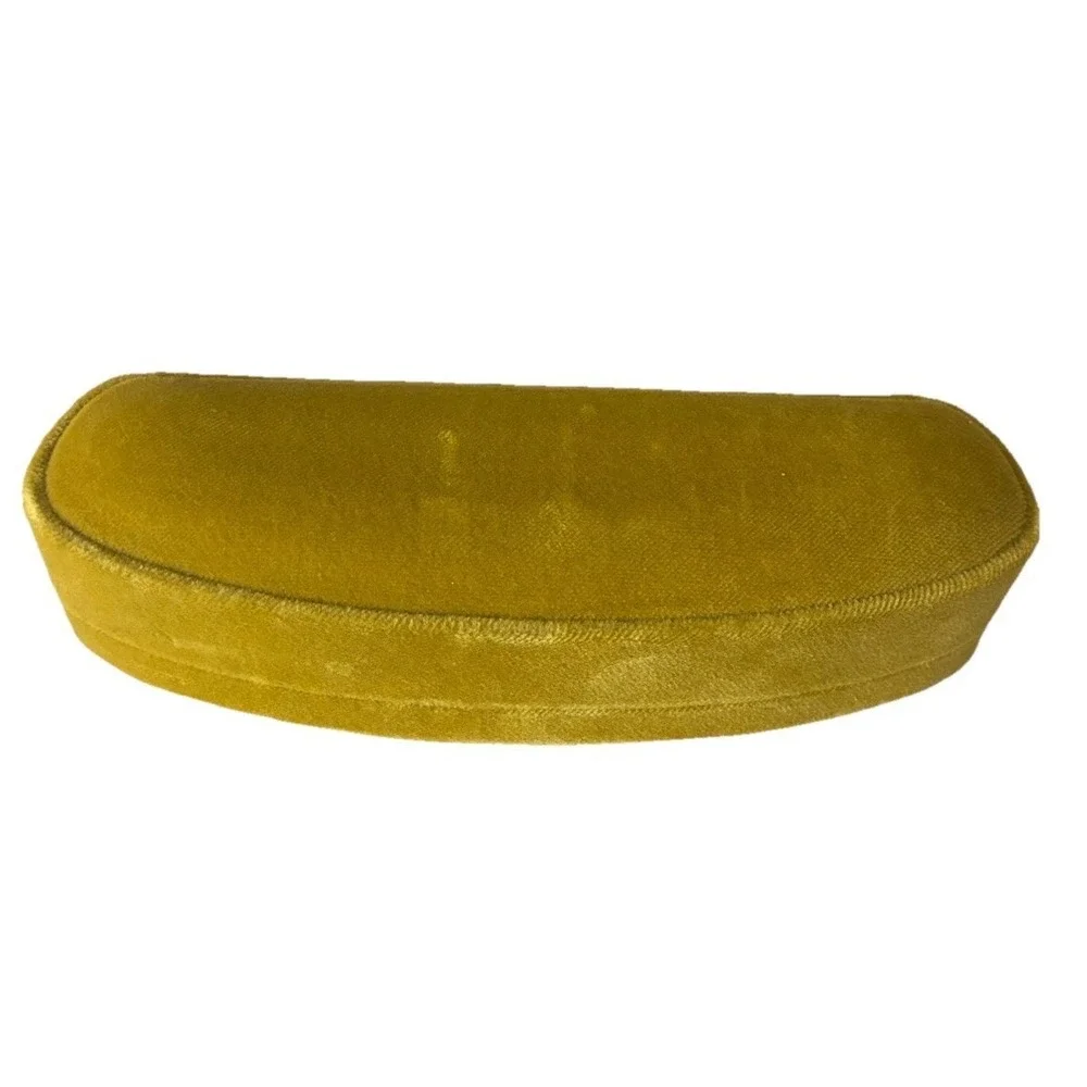 Gucci Jewelry Box Chartreuse Yellow Velvet Necklace Bracelet Gift 8.25x2.5